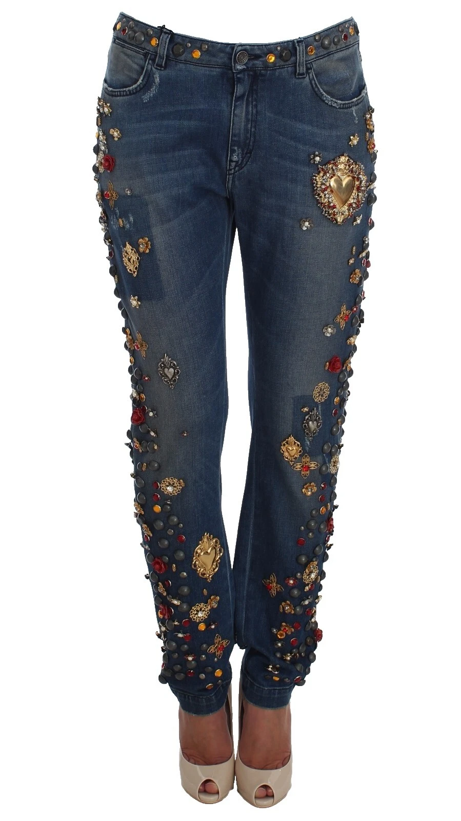 Algodão Dolce&Gabbana feminino jeans para mulheres