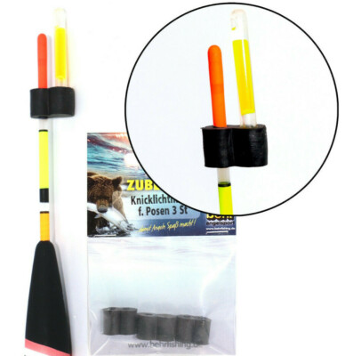Knicklichthalter 6 Stück für Posen | Posenaufsatz f. Knicklichter Knicklichtpose