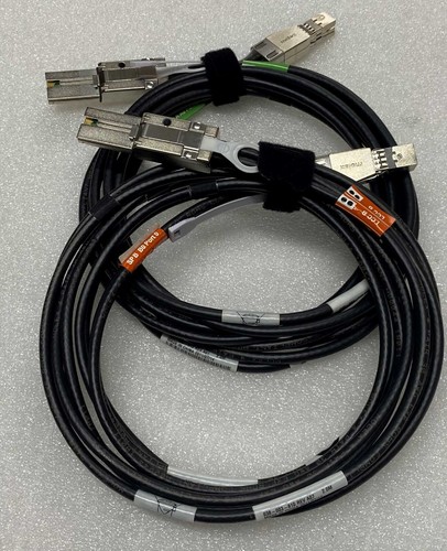Lot of 2x Molex 038-003-810 2M Mini SAS Cable - 第 1/3 張圖片