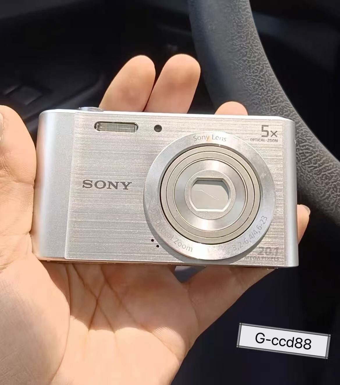 Sony Cyber Shot DSC-W800 Compact Digital Camera 20.1MP 5X Zoom Sliver English