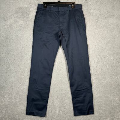 Bonobos Pants Mens 32x32 Navy Weekend Warrior Monday Slim Fit Straight Chino