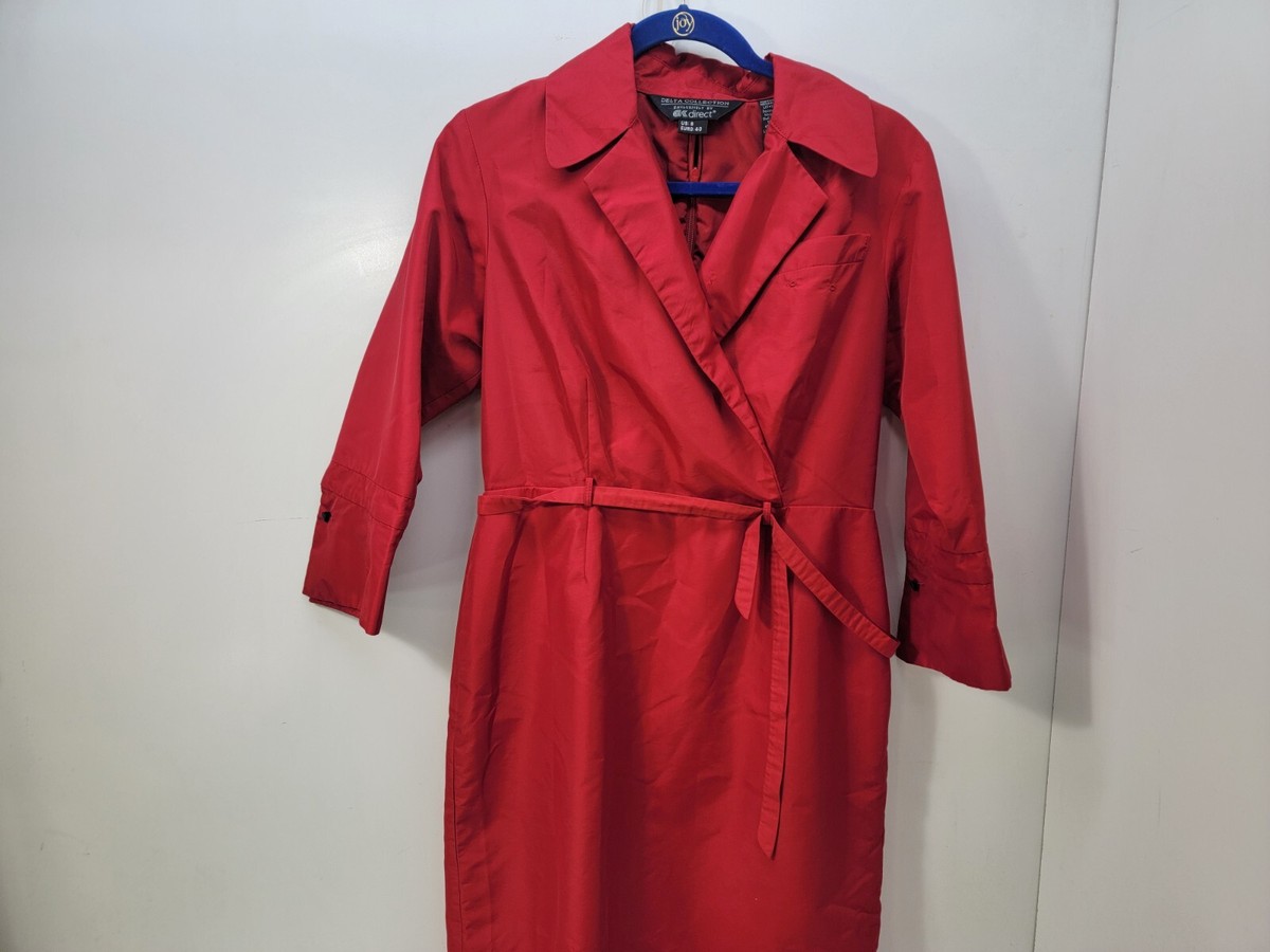 delta red dress Flight Attendant Jet Age 1959-2001