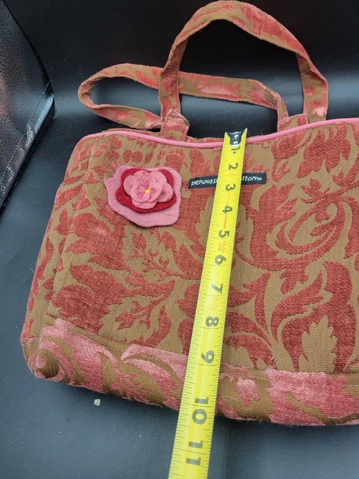 Bolso de Pañales Petunia Picklebottom Rosa Floral Jacquard En Relieve Cartera Foto 2 de 4