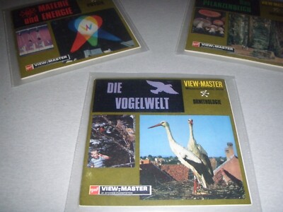 View Master Scheiben 3-D  3 mal Wissenschaftliche serie