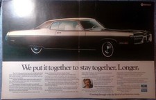 1972 Plymouth Fury Gran Coupe Vintage 2pg Ad We Put It Together To Stay...