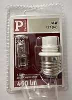 Paulmann 549.17 Mini Halogen Basic Sockelset 33W Leuchtmittel E27 Lampe Dimmbar