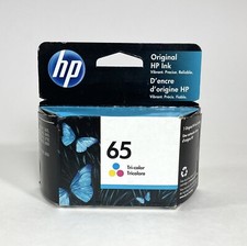 HP 65 Tri-Color Ink Cartridge OEM Genuine Exp 02/2023 New Sealed