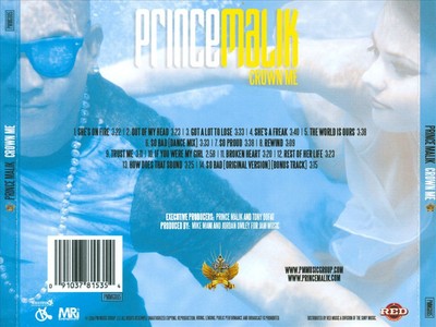 PRINCE MALIK - CROWN ME NEW CD