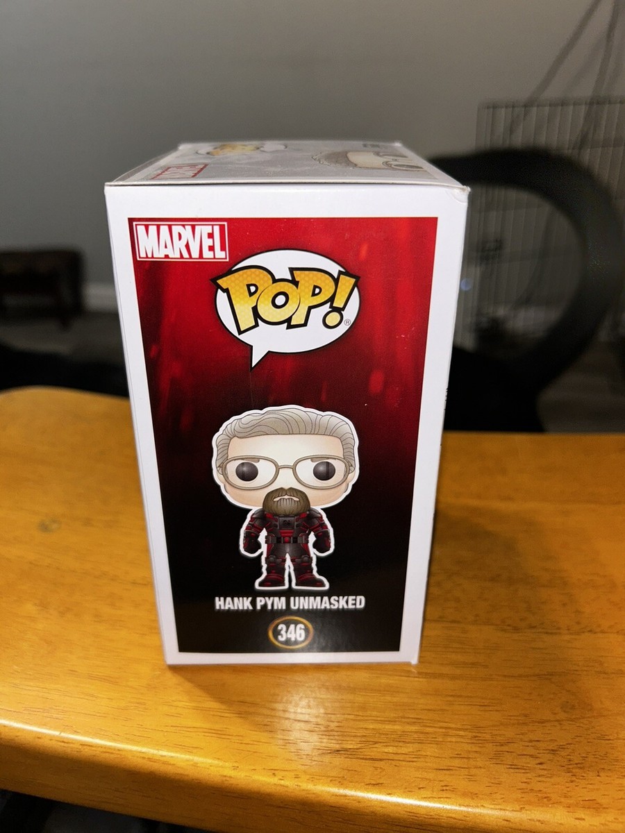 FunkoPop！346 HANK PYM UNMASKED 　限定版 Michael Douglas Signed Hank Pym Unmasked Funko (#346) w/ BAS
