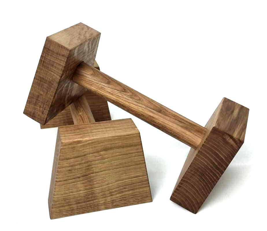 Barras push up de madera de roble paralelas de gimnasia 300*15*120 cm