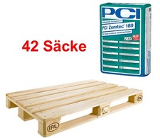 Fließestrich PCI Zemtec 180 42x25 kg Zementestrich Estrich Innen Außen Werkstatt