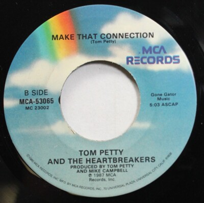 Rock 45 Tom Petty And The Heartbreakers - Make That Connection / Jammin Me On Mc