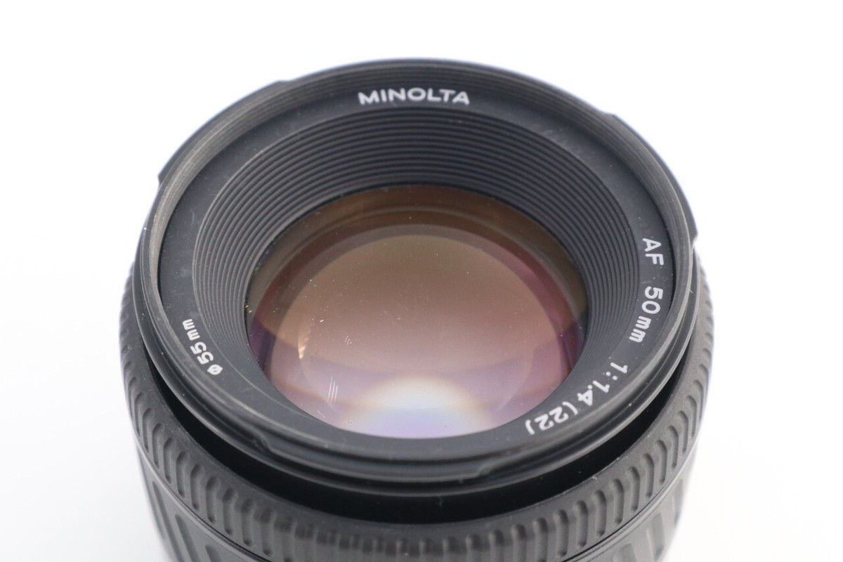 ★美品★MINOLTA ミノルタ New AF 50mm F1.4(22) MINOLTA AF 50mm F/1.4 22 Standard Lens from Japan (f03478