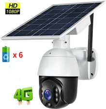 4G LTE Mobile Home Security Camera Battery Power Pan Tilt PT  Solar Panel CAM