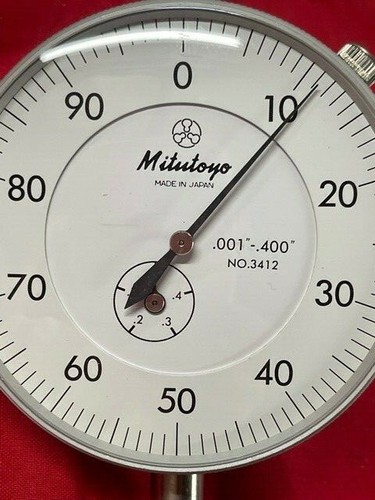 Mitutoyo 3412 Dial Indicator 0-.400" Range  IN STOCK   LAST ONE!! - Picture 2 of 7