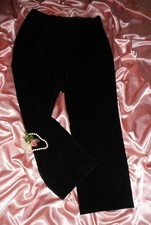 Giorgio Armani Blk Velvet Slacks Dress Pants m/i Italy IT 46 NWT 595 USA