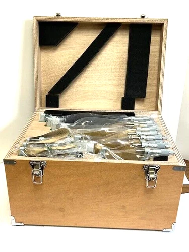 0-12" MICROMETER SET .0001" GRADUATIONS W/STANDARDS MITUTOYO 103-908-40
