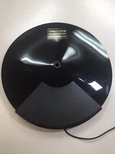 Visu-lite Drum  16” Crash Acrylic Electronic Cymbal  Black Nice & Rare