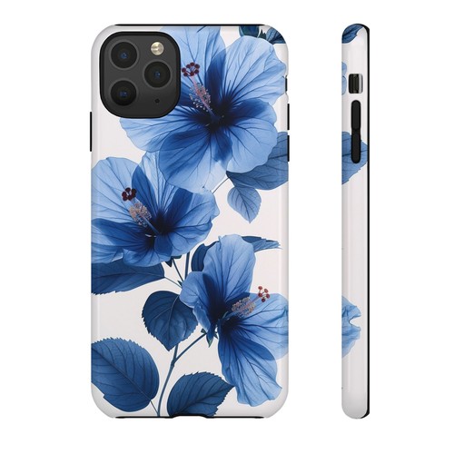 Blue Floral Minimalist Flowers Phone Case for iPhone, Samsung Galaxy, Pixel - 第 82/175 張圖片