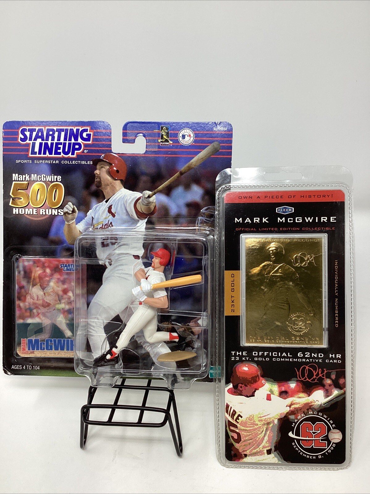 2000 Hasbro Starting Lineup Mark McGwire St Louis Cardinals 500 HR Edition  
