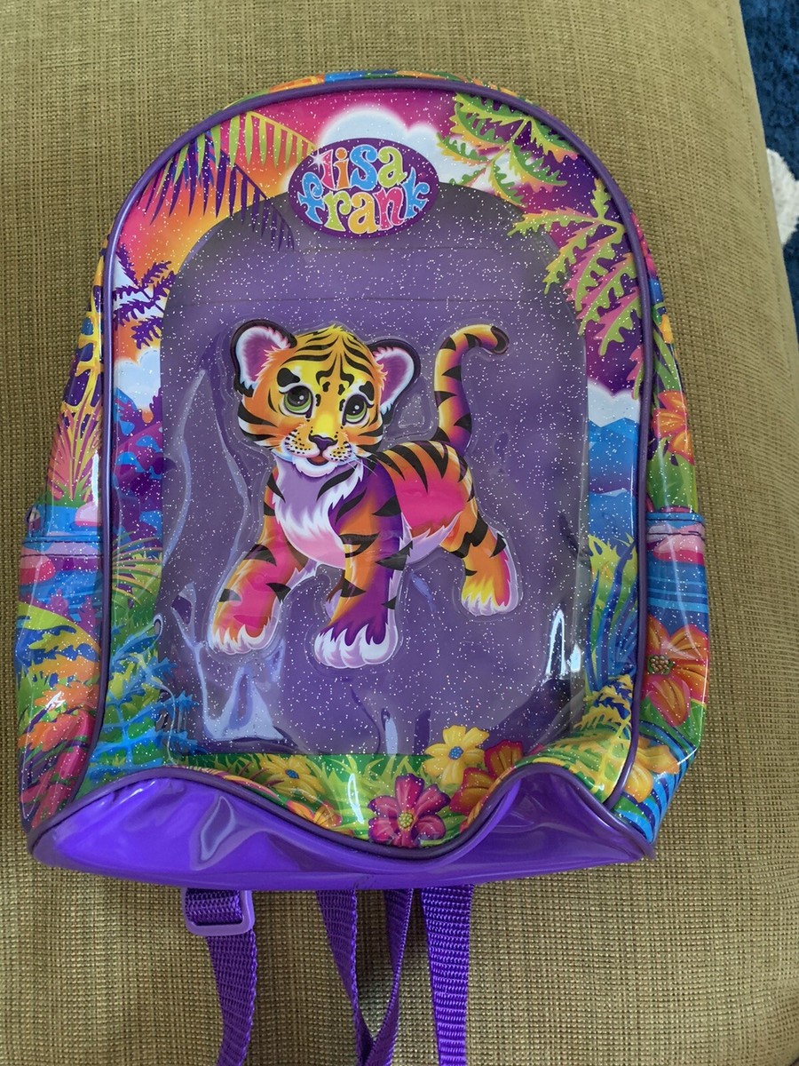 Lisa Frank Rare Forrest The Tiger Mini Backpack - GREAT  display picture 3
