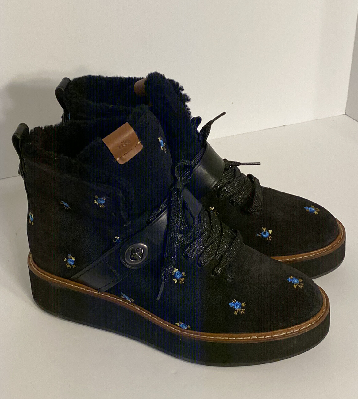 coach shearling boots