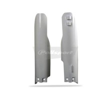 Gabelschutz Gabelprotektoren Fork Guards Passt An Suzuki Rm 125 250 01-06 Weiß