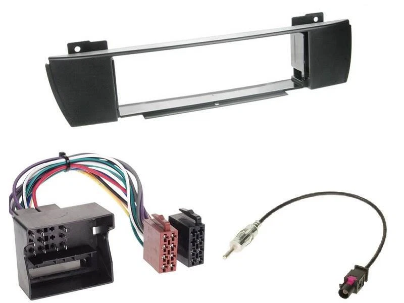 JVC DAB+ Bluetooth USB inkl. Antenne Autoradio für BMW X3 2004-2010 schwarz - Bild 2 von 4