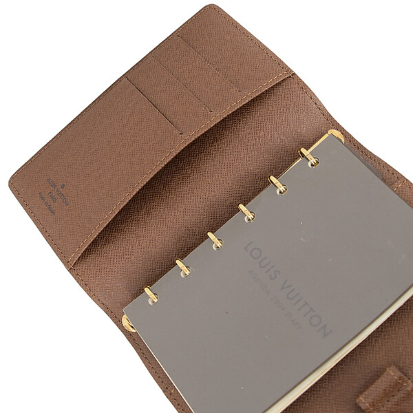 Louis Vuitton Notebook Cover Agenda PM Monogram Panda Leather
