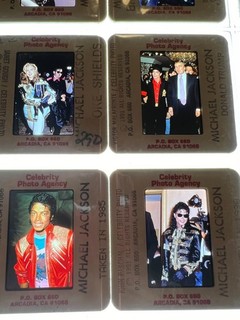 ORIGINAL COLOR VINTAGE MICHAEL JACKSON 90'S 35MM 20 SLIDES CELEBRITY 2