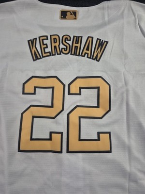 Nike Los Angeles Dodgers Gold Collection Kershaw #22 Kids Xl Jersey
