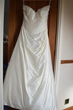 Alan Hannah Satin Ivory Gown