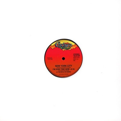 New York City - I'm Doin' Fine Now / Quick Fast In A (Vinyl 12'' - EU - Original)