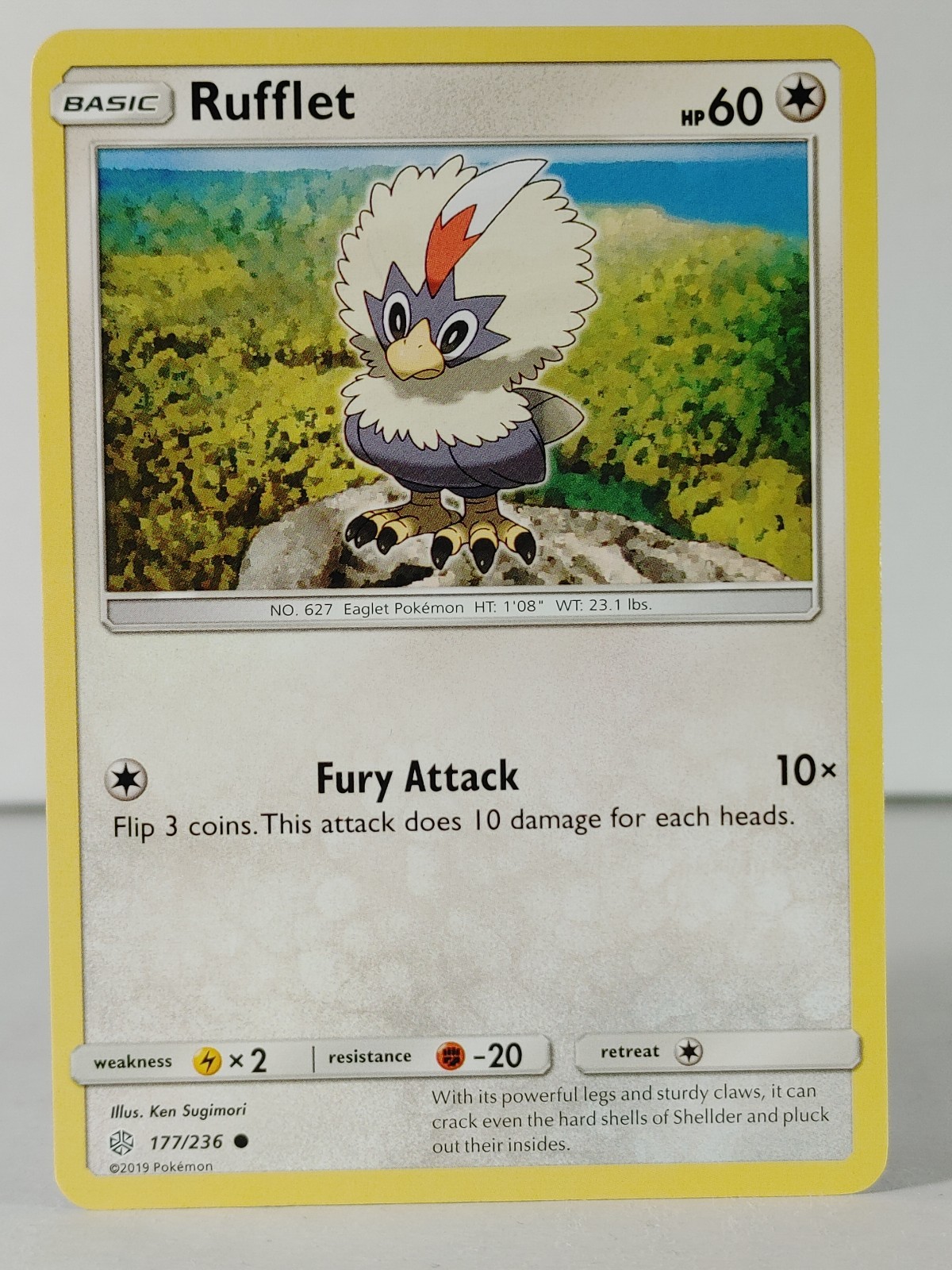 Rufflet - SM: Cosmic Eclipse #177 - POKEMON -NM -singles