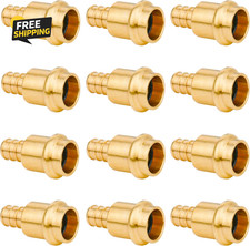 12 Pack 12 Press Pro Press X 12 Pex Adapter Crimp Fittings Brass