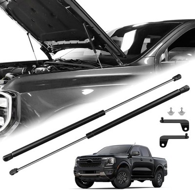 Hood Struts for Ford Ranger 2024+, No-Drill Gas Lift Support Shocks Kit