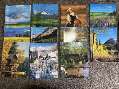 Lot of 11 Vintage Country Magazine 1998-2003 Reiman Rural Living Issues