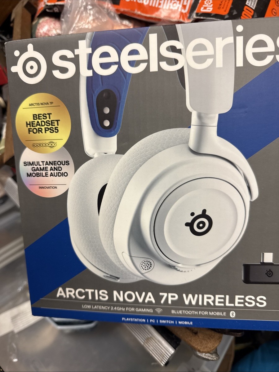 SteelSeries Arctis Nova 7P Wireless Gaming Headset 61561 White x