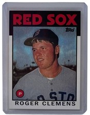Roger Clemens 2016 Topps Berger's Best 1986 REPRINT Card Boston Red Sox #BB-35