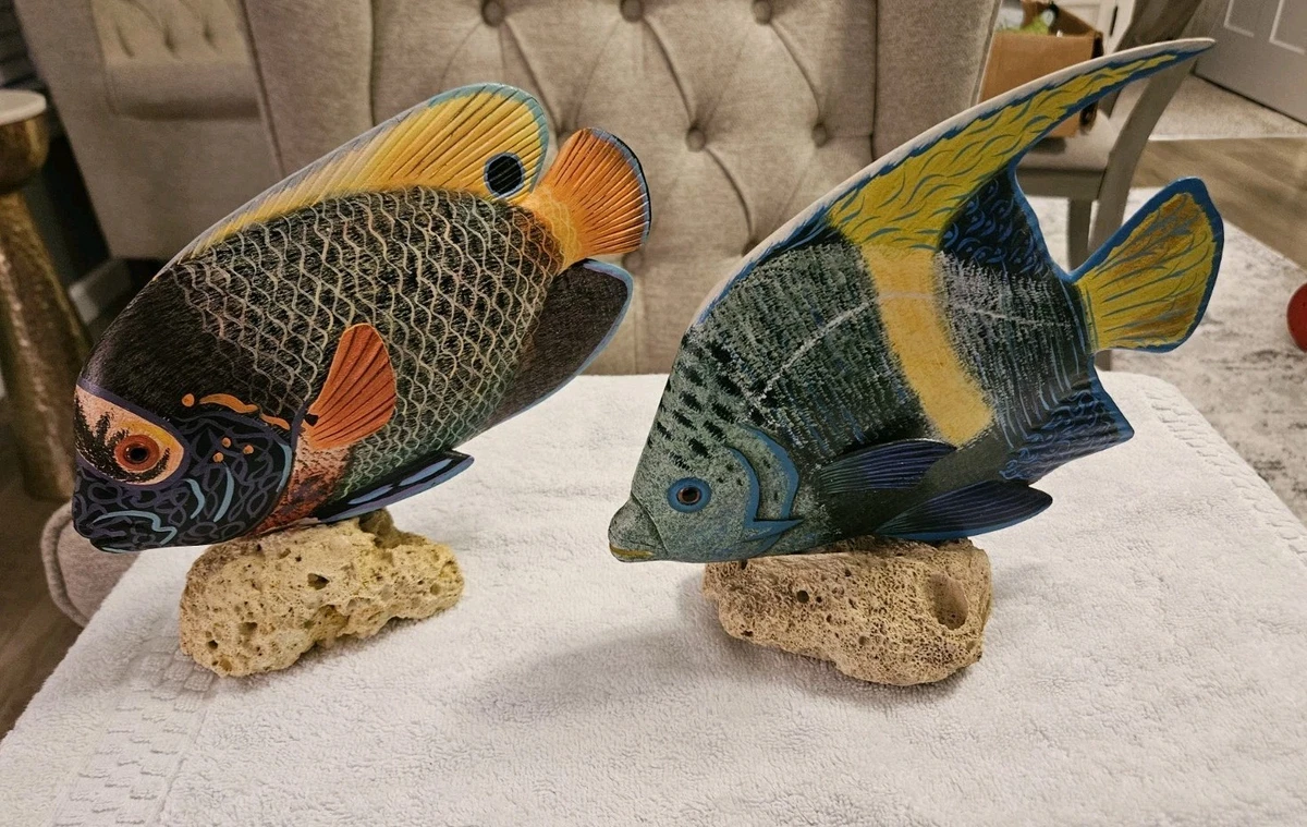 木雕鱼| eBay