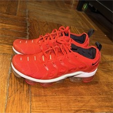 Nike Air VaporMax Plus Red Low Top Lace Up Me...