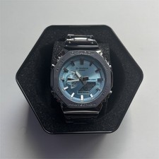 Casio G-SHOCK Analog-Digital Blue Dial Steel ...