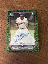 2026 Bowman Chrome Seong-Jun Kim 1st Bowman Auto Green Grass 20/99  CPA-SK