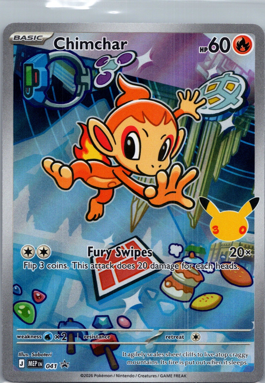 Chimchar Holo Promo ME: Mega Evolution Promo 041 NM