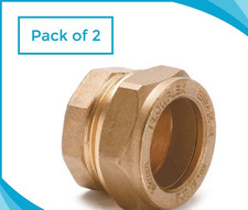 PK-2 Brass Compression Stop Ends 8mm | 10mm | 15mm | 22mm | 28mm Fittings