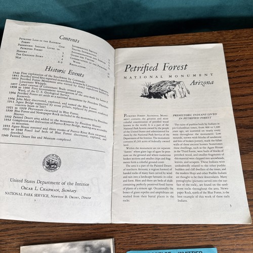 Vintage Souvenir Pamphlets Grand Canyon Alaska Petrified Forest Arizona - Picture 9 of 17
