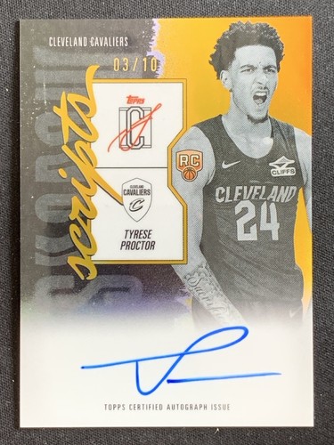 2025 Topps Signature Tyrese Proctor Gold (RAW)