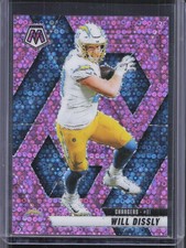 2025 Panini Mosaic #114 Will Dissly Mosaic No Huddle Pink #/20