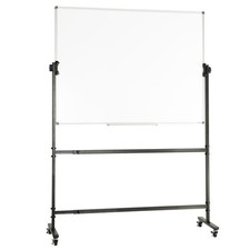 VEVOR Rolling Whiteboard, 48x32 inch Double-Sided Magnetic Mobile Whiteboard, 36