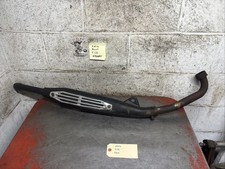 Conjunto deflector silenciador cabezal escape gaucho vintage Suzuki Ts50 Ts 50